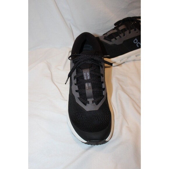 ON CLOUD MEN\'S CLOUDRUNNER 3 RUNNING ATHLETIC SNEAKERS BLACK IVORY 9.5
